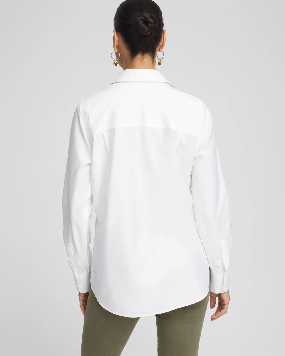 No Iron™ Placed Floral Shirt | Chico's No Iron™ Placed Floral Shirt | Chico's